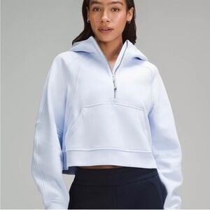 Light blue lululemon scuba hoodie